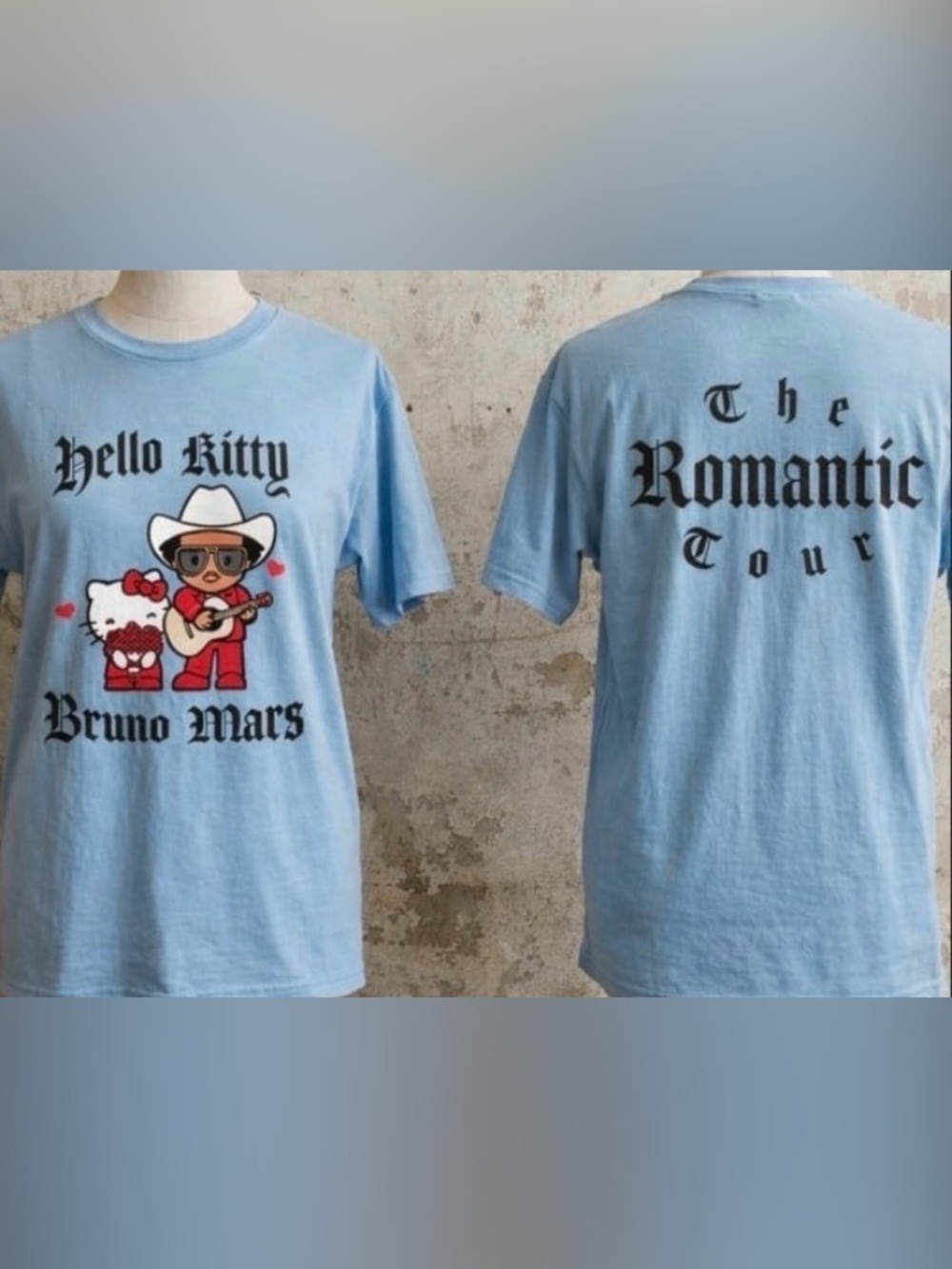 Bruno Mars The Romantic Tour 2026 T-Shirt, Music Concert Graphic T-Shirt